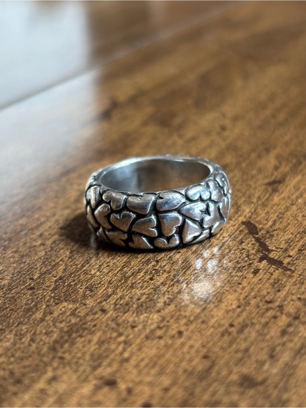 Pandora Lotsa Love Sterling Silver Heart Ring Size 8.5